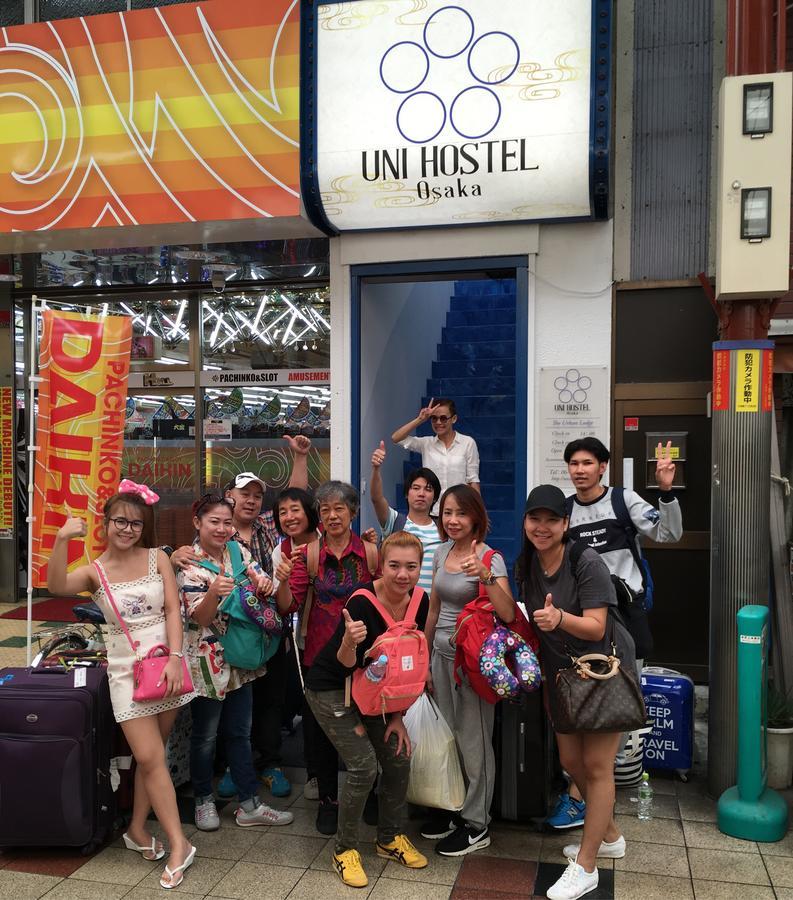 Uni Hostel Osaka Exterior foto